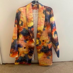 Tie dye Blazer
